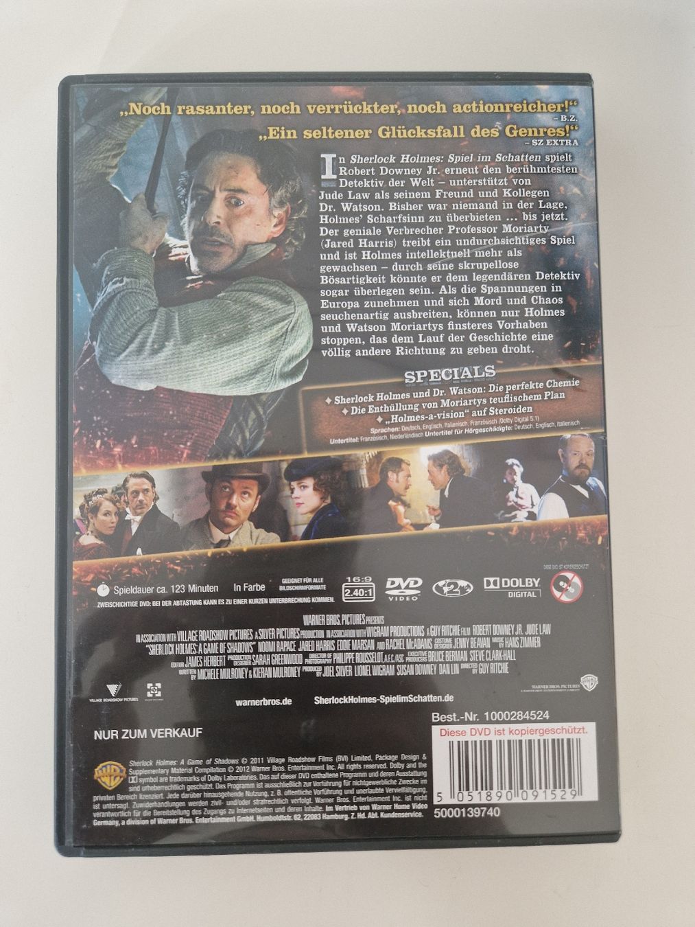 Tutti i DVDs: Sherlock Holmes Spiel im Schatten DVD – Usato da Emmenbrücke venduto da alexa1983 1