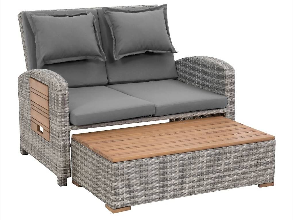 Divani: Gartensofa Loungemöbel Polyrattan 2-Sitzer – Usato da Dübendorf venduto da sks_89rq 1