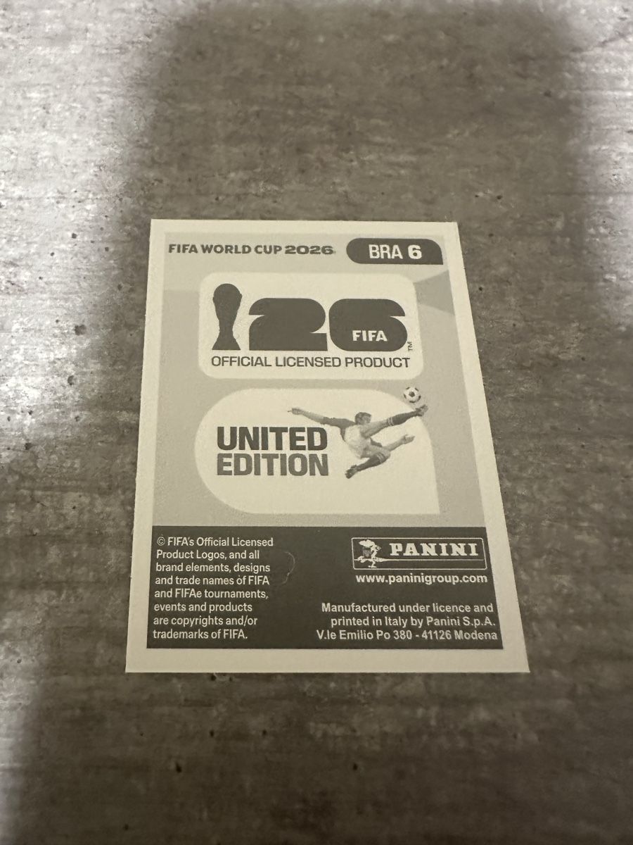 Panini Carte collezionabili: BRA 6 , FIFA WORLD CUP 2026 PANINI  – Nuovo (secondo la descrizione) da Frauenfeld venduto da 1PegPeg1 1