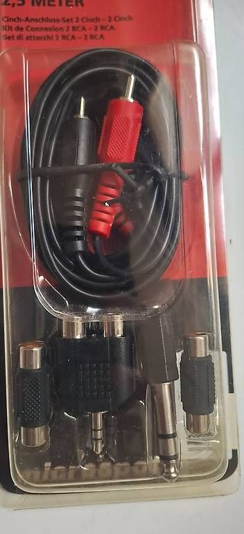 Cavi: Audio  CINCH-Anschluss  und diverse Adapter – Usato da Liestal venduto da Tryit.71 1
