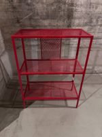 2x BAGGEBO IKEA Metallregal rot - Limited Edition