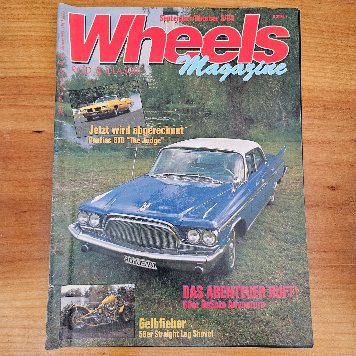Riviste & Magazine: 5 Stück Wheels Magazine Rod & Classic1994 – Usato da St.Gallenkappel venduto da RocknSkull 1