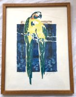 Otto Spalinger (1935-2021) - Farblithografie - Papagei