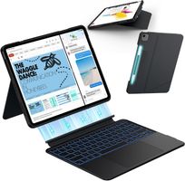 Tastatur-Hülle iPad Air 13 / Pro 12,9 QWERTZ Touchpad