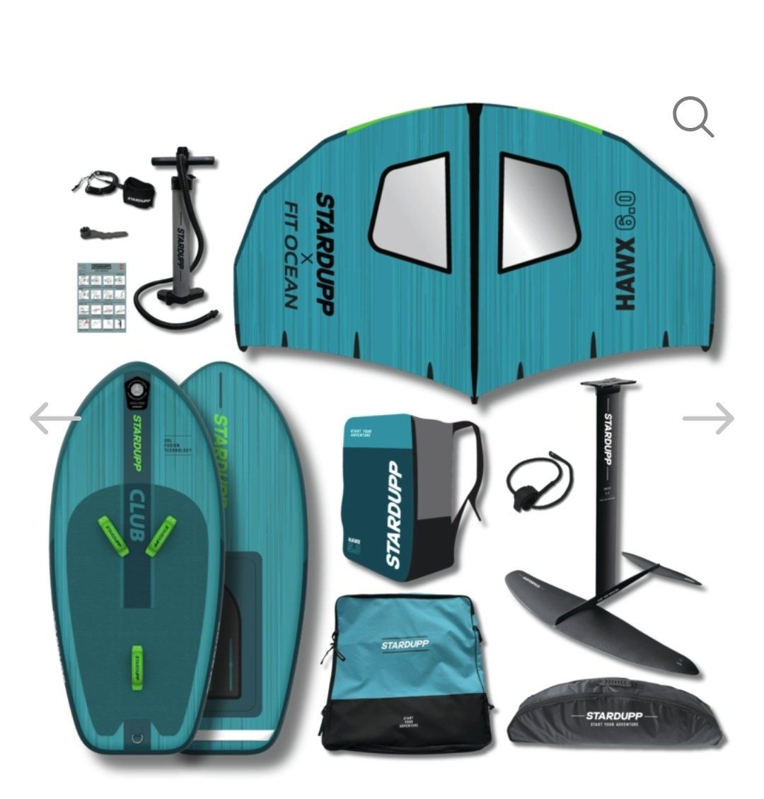 Tavole da surf e di nuoto: Wing Foil Set 130lt, 6m2, 2100cm2 NEU – Nuovo (secondo la descrizione) da Brüttisellen venduto da Raffich