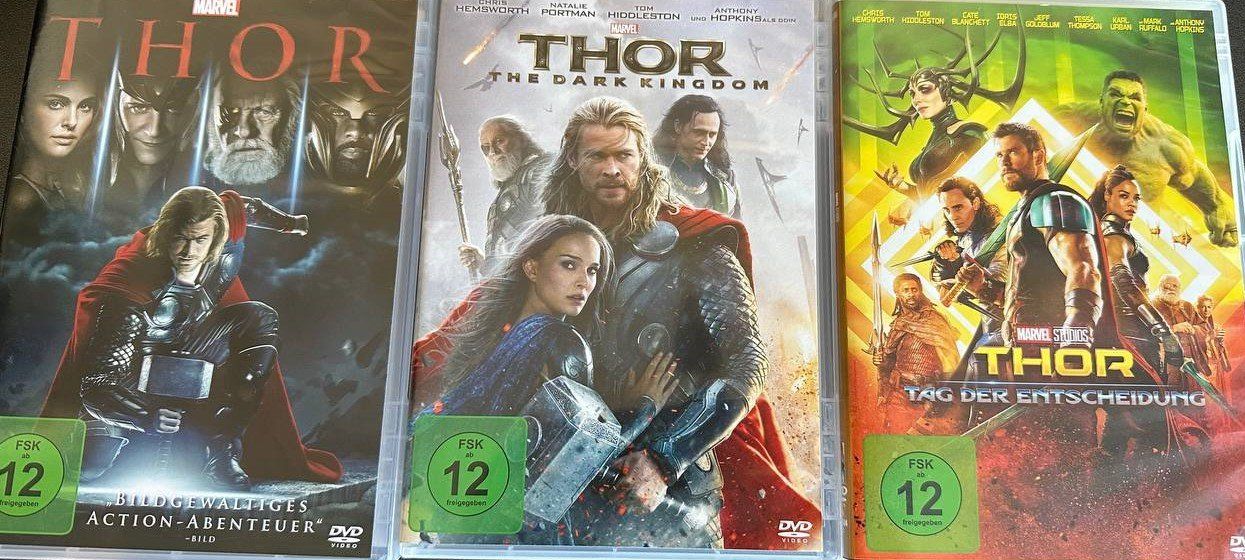 Alle DVDs: 5 Thor Filme DVD Sammlung Marvel Top Zustand – Gebraucht aus Beringen von Mantafisch1