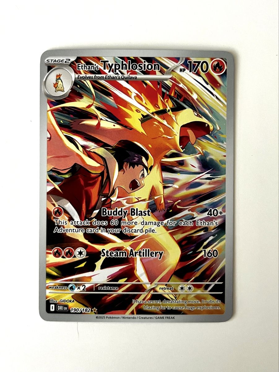 Pokémon Cartes à collectionner: Ethan‘s Typhlosion DRI 190/182 – Neuf (Voir description) à Cham par stellarsky