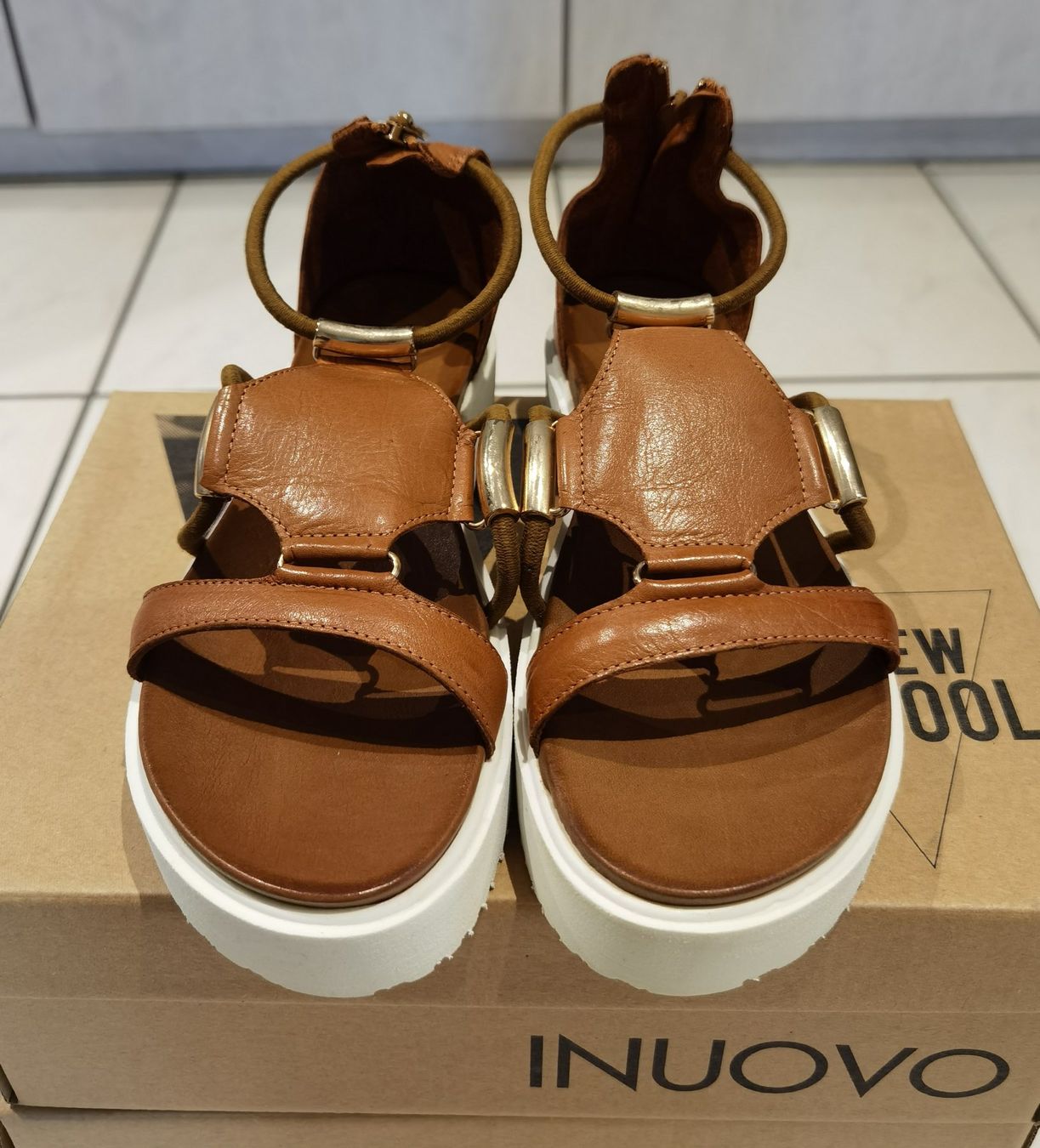 Scarpe da donna: Leder Sandalen Gr. 39 – Nuovo e nell'imballaggio originale da Uerkheim venduto da Justi.y 1