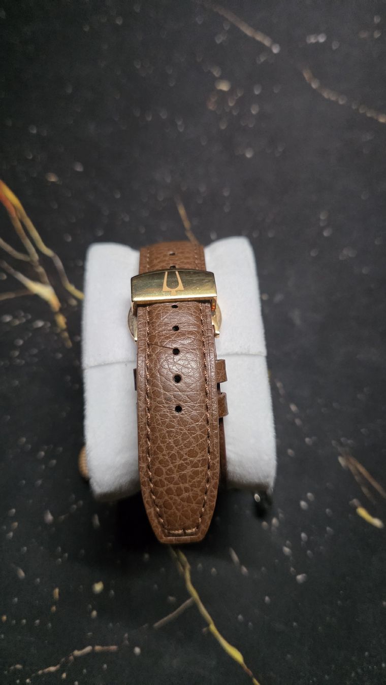 Bulova Uhren: Bulova Watch Automatic Brown Leather Strap Rose Gold Case – Neu (gemäss Beschreibung) aus Winterthur von Mic_g8cb 1
