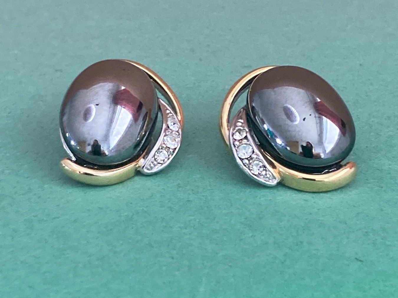 Orecchini pendenti & Orecchini a lobo: Graues Oval Ohrringe ( 2cm) – Usato da Laufen venduto da Trendmarket