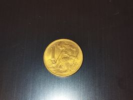 Pièce 1 koruna Tchécoslovaquie 1962