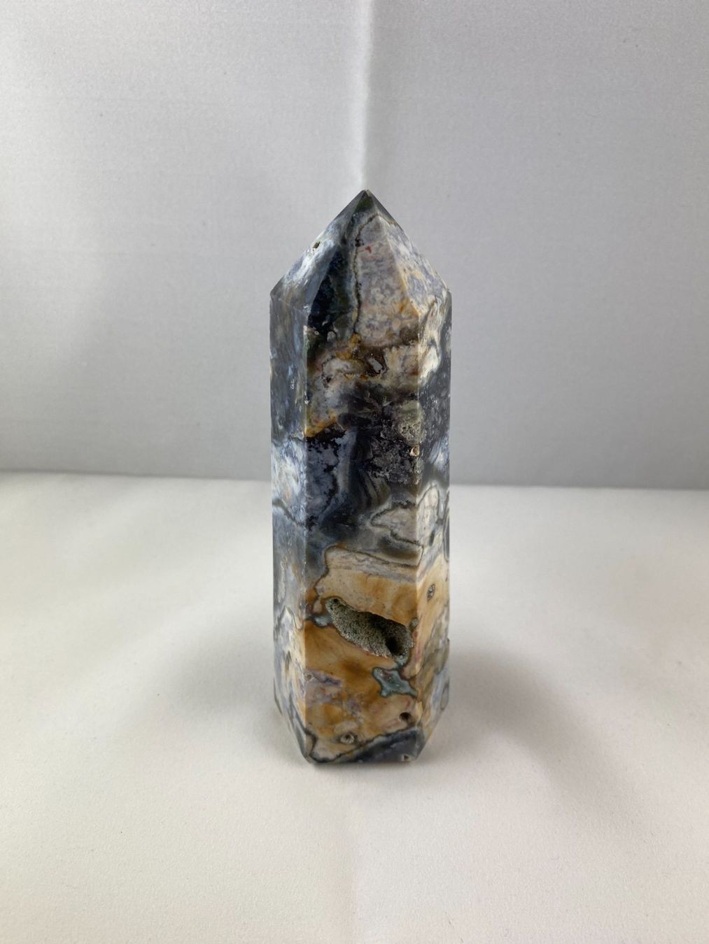 Minerali & Pietre curative: Ocean Jasper 5.1cm 4.3cm 14.5cm 495g – Usato da Schinznach Bad venduto da Prosperos