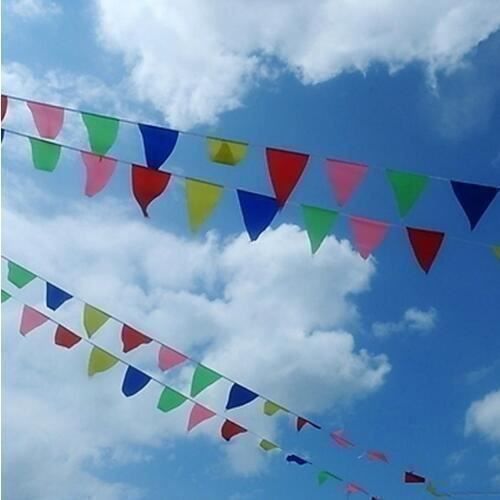 Fahnen: 100PCS Wimpelkette Wimpel Banner 38m – Neu (gemäss Beschreibung) aus Thun von Newnewshop 3