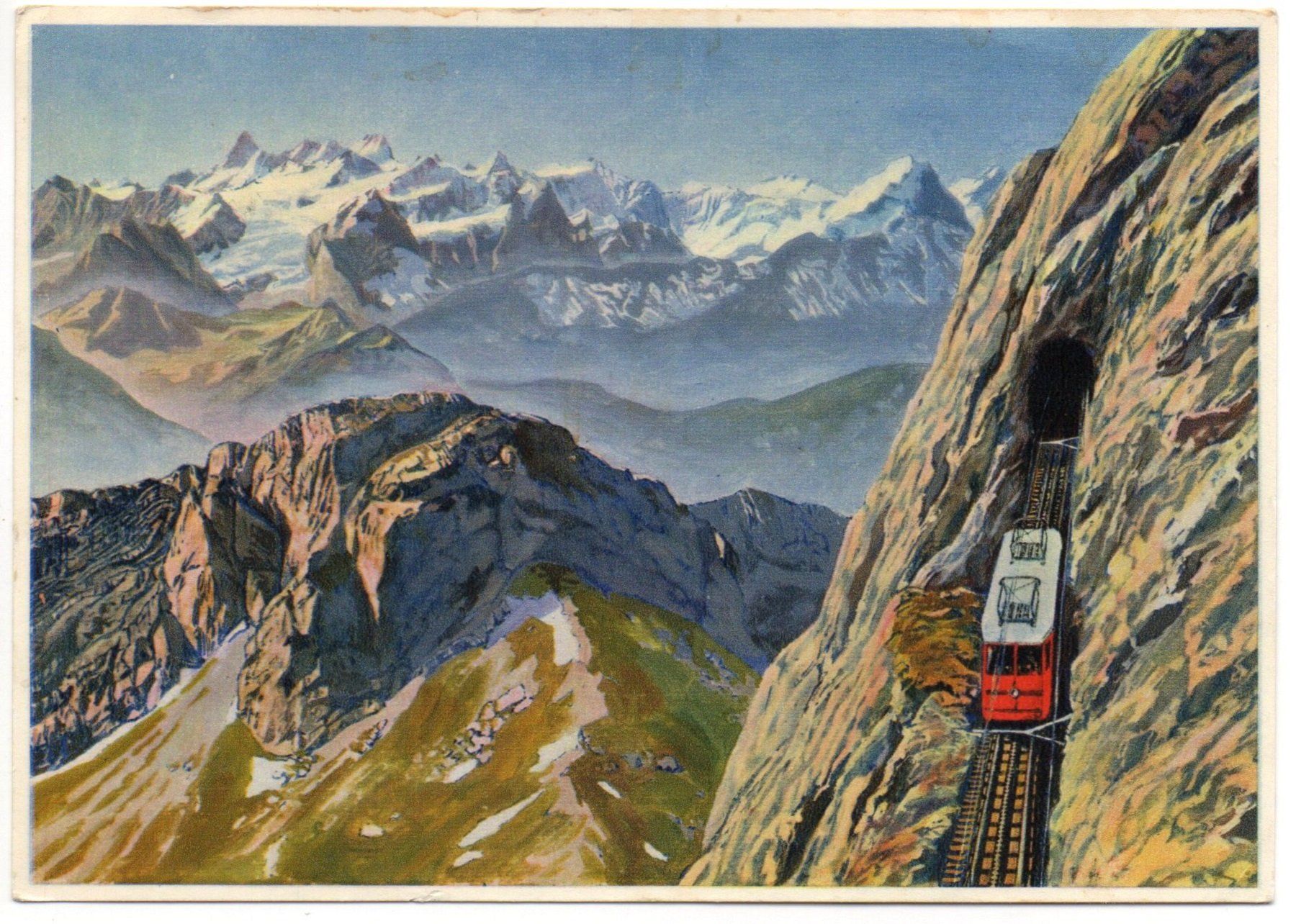 Cartoline postali: PILATUSBAHN – Usato da Jona venduto da philajona