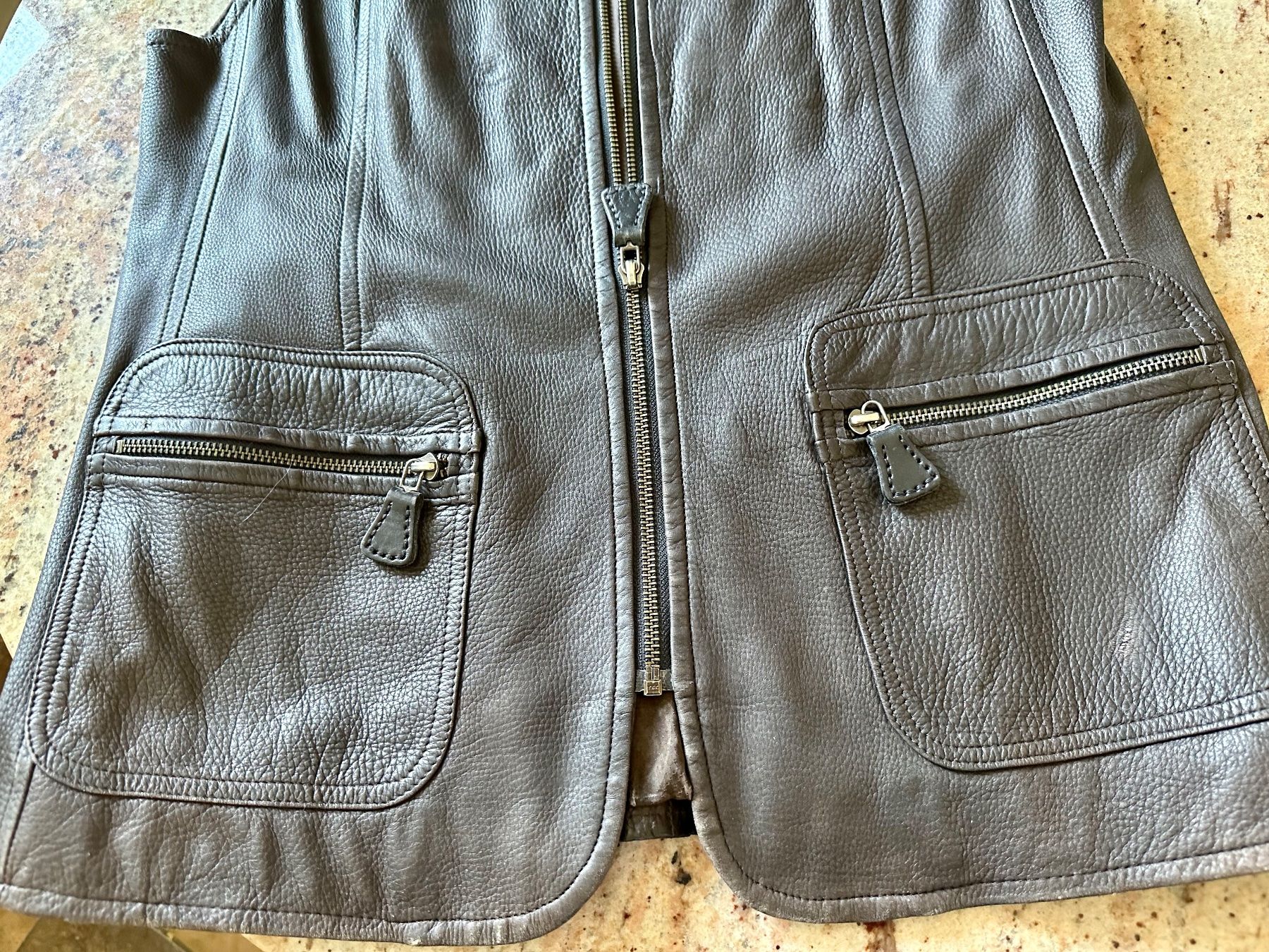 Marc Cain Gilets & Westen: MARC CAN - Vintage echtes Ledergilet / N4 – Neu (gemäss Beschreibung) aus Spreitenbach von Jessy8 3