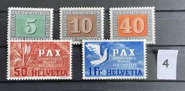 Lot Schweizer Briefmarken PAX