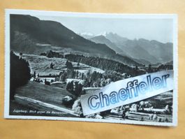 1954 Zugerberg: Blick gegen die Berneralpen.