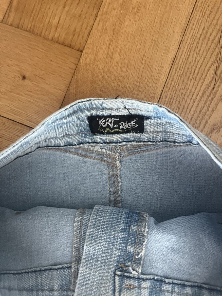 Gonne: Y2K denim skirt with belt  – Usato da Lausanne venduto da Lillielillie 1