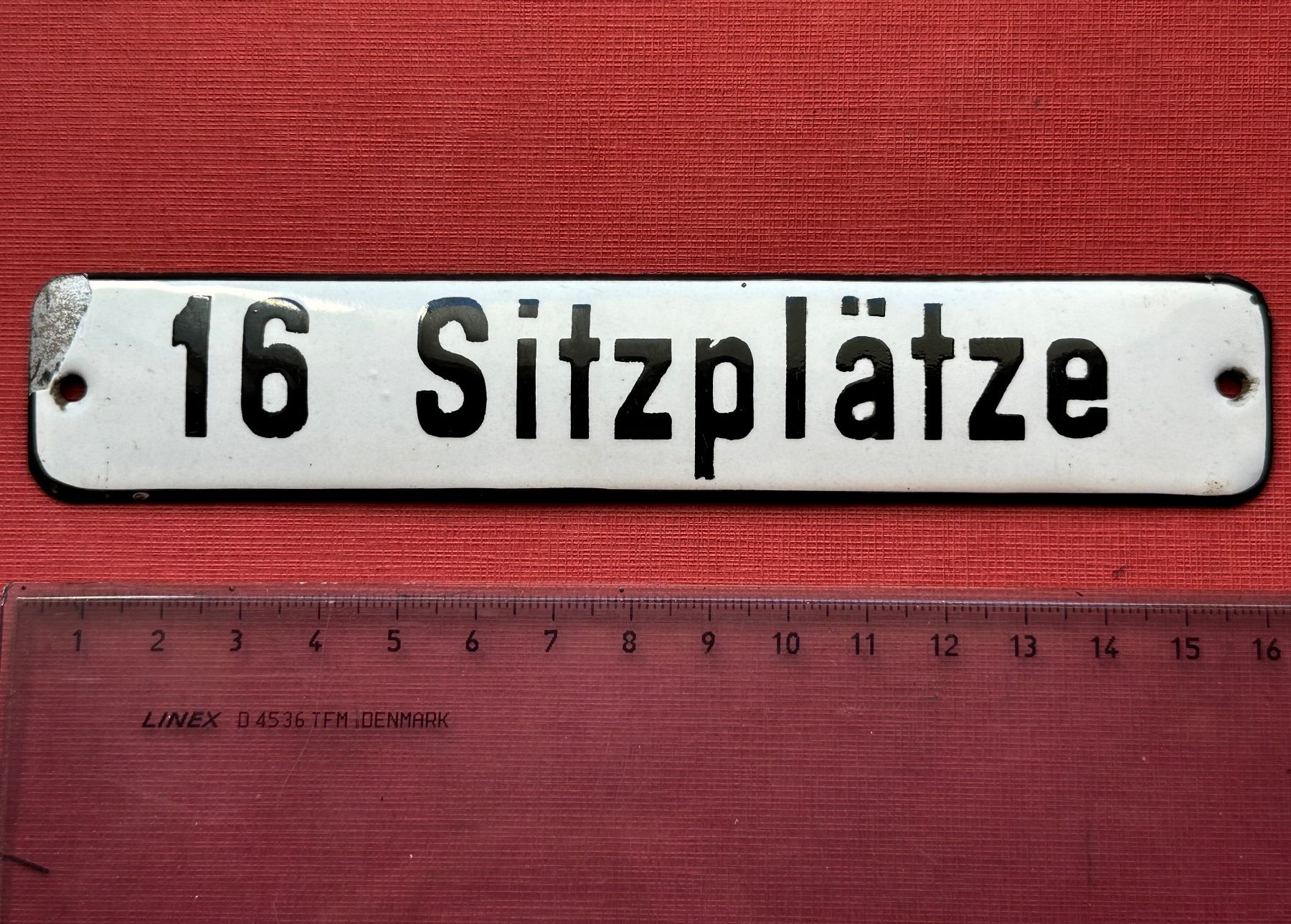 SBB/CFF/FFS Ecriteaux: Antikes Hinweisschild, Emaille Eisenbahn oder Bus, Zug – D'occasion à Seltisberg par quadartswiss