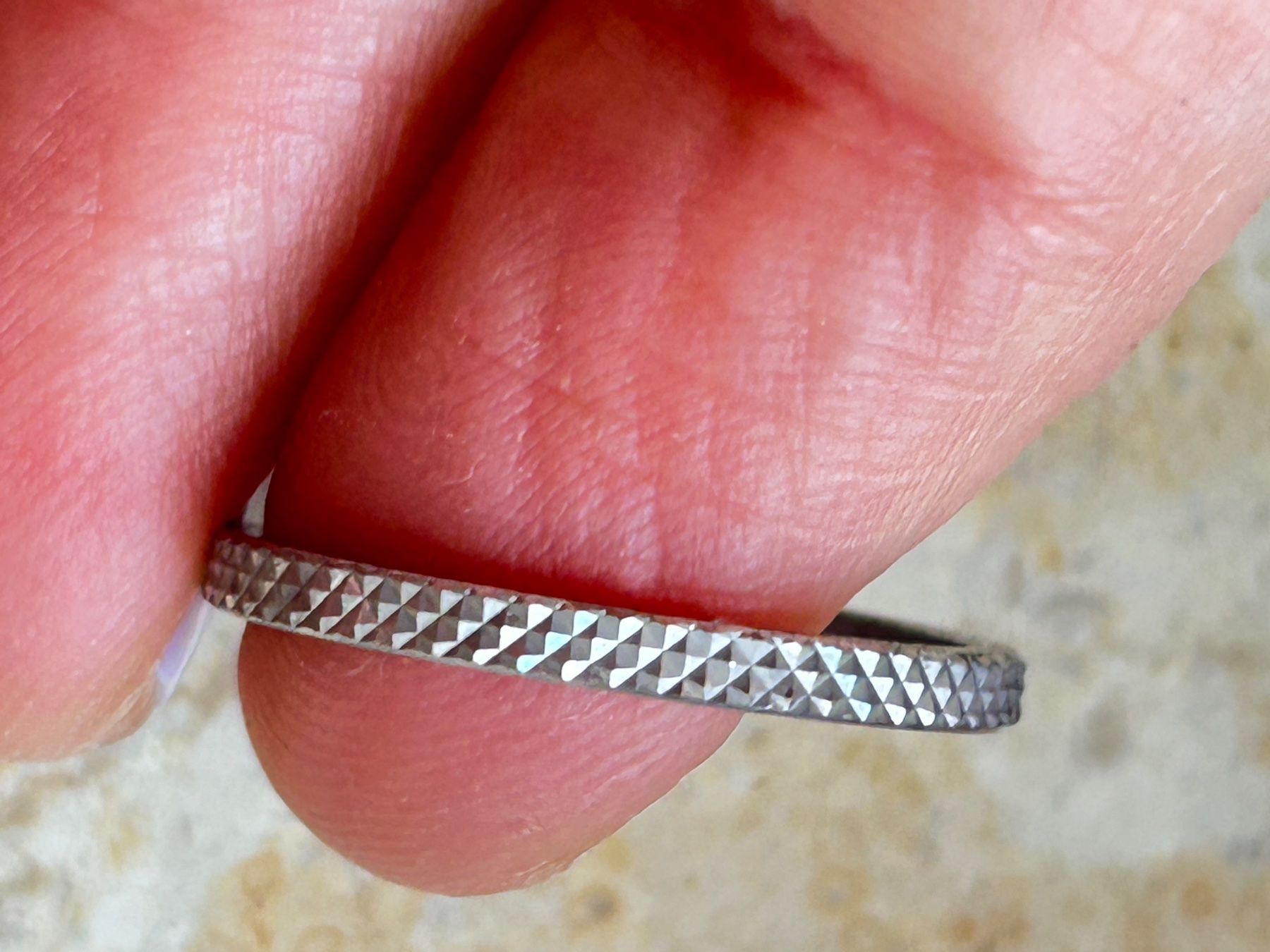 Ringe: Silberring "GEOMETRICO" (53/56/59.5) – Gebraucht aus Dittingen von Bellevista 2