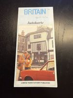 Britannien Autokarte von 1980, Vintage Strassenkarte 🇬🇧