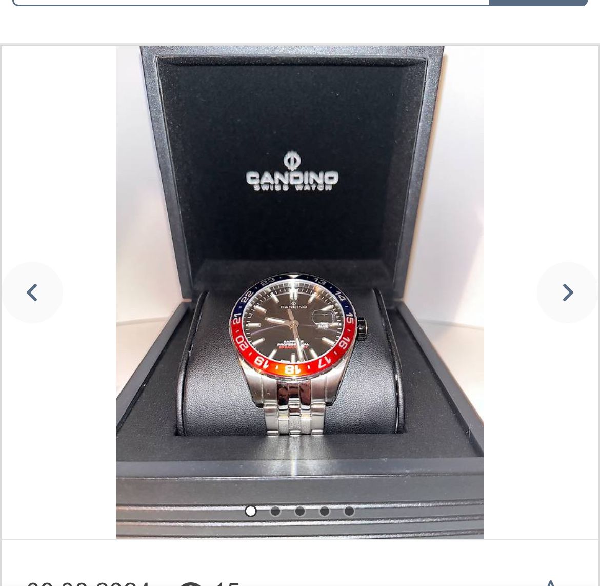 Candino Orologi: Candino Pepsi Diver Saphire Professional – Usato da Stäfa venduto da Phphch 1