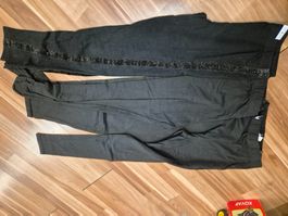 3 Schwarze Leggings, gr 152 B26