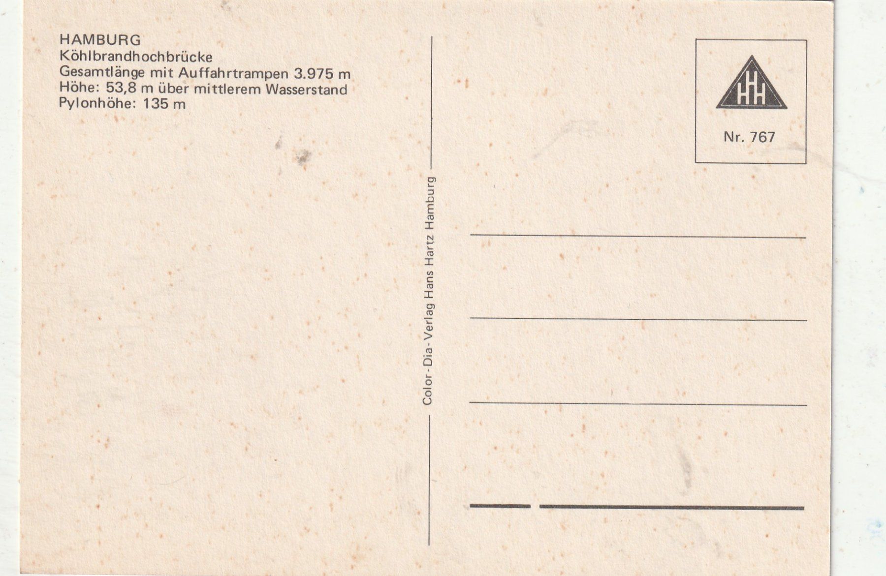 Cartoline postali: Hamburg Schiff – Usato da Lumbrein venduto da made02 1