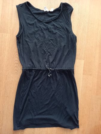 Schwarzes Sommerkleid, Gr. XS, ROXY
