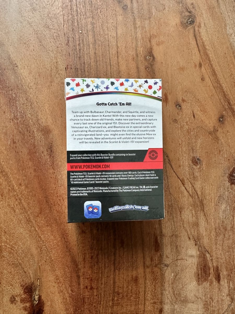Pokémon Carte collezionabili: Pokémon Scarlet & Violet 151 Booster Bundle English – Nuovo e nell'imballaggio originale da Oensingen venduto da emi_hs6g 1