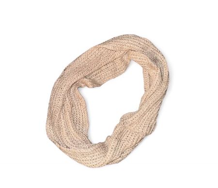 Strick-Schal Schlauchschal beige sehr guter Zustand