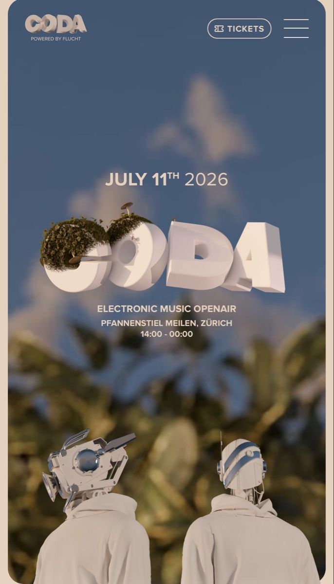 Biglietti: CODA Openair 1x Regular Ticket – Nuovo e nell'imballaggio originale da Zürich venduto da ste_25jz