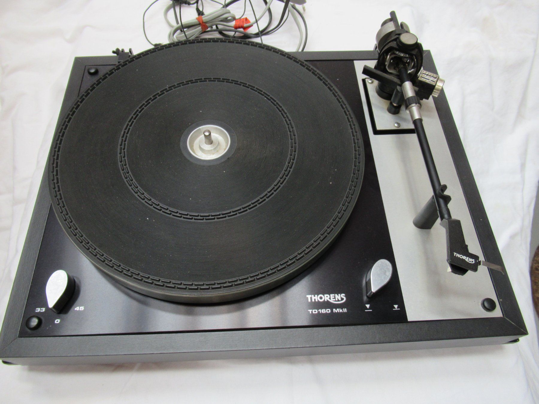 Thorens Tourne-disques: Plattenspieler Thorens TD160 MK2 – Défectueux à Dussnang par seelig01 1