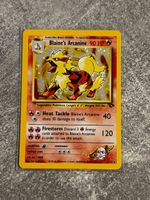 Blaine's Arcanine Holo Gym Challenge 1/132 - PSA ready