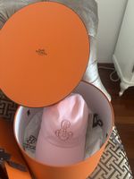 Hermes cap pink 57 56