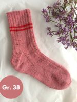 Handgestrickte Socken, Gr. 38, Wollsocken, Geschenk