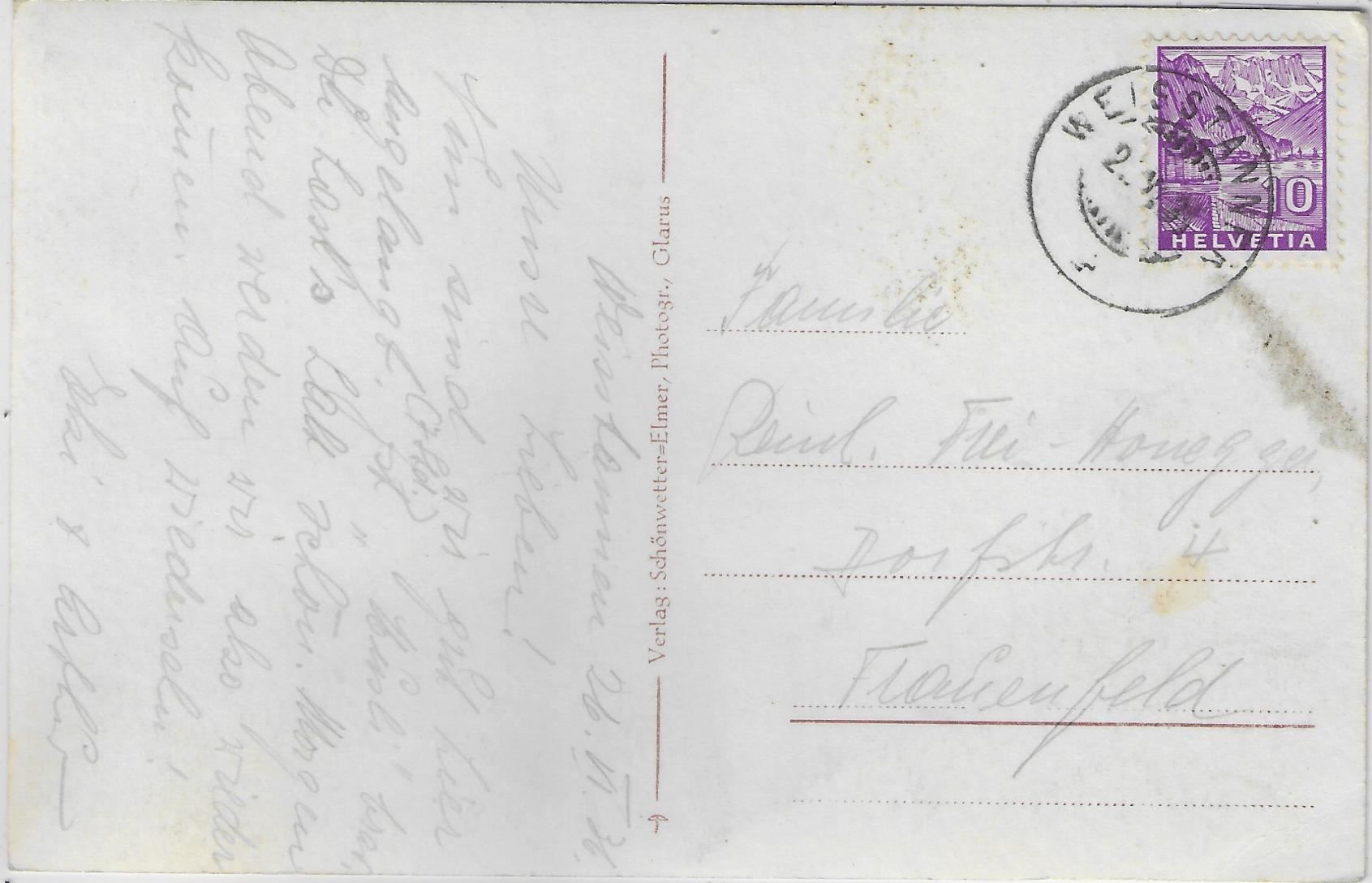 Cartoline postali: Weisstannenthal - Hotel-Pension z. Gemse – Usato da Ettingen venduto da Kartenplanet 1