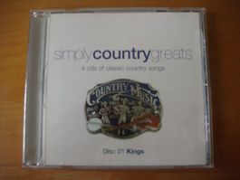 3 CDs simply country greats