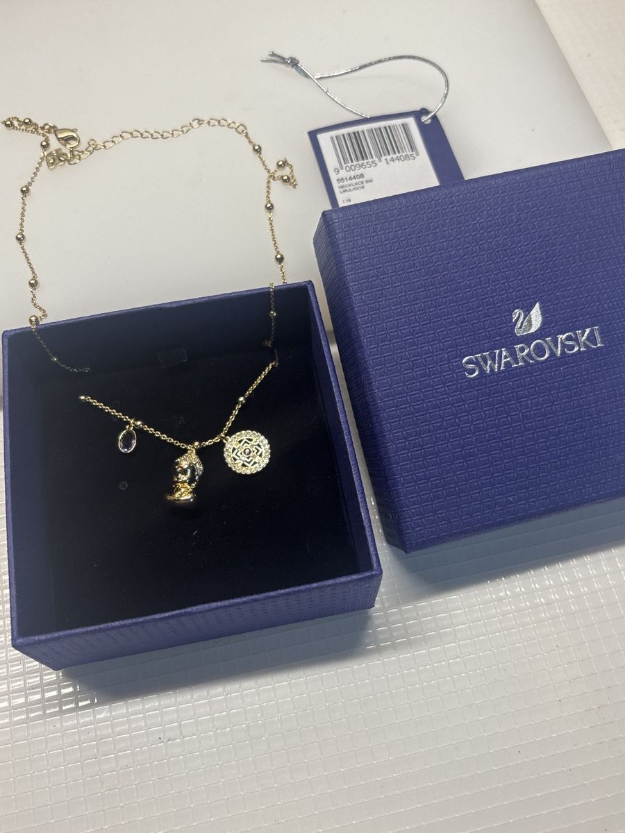 Swarovski Catenine: Swarovski Halskette, Goldfarben – Nuovo (secondo la descrizione) da Bonaduz venduto da Jomby