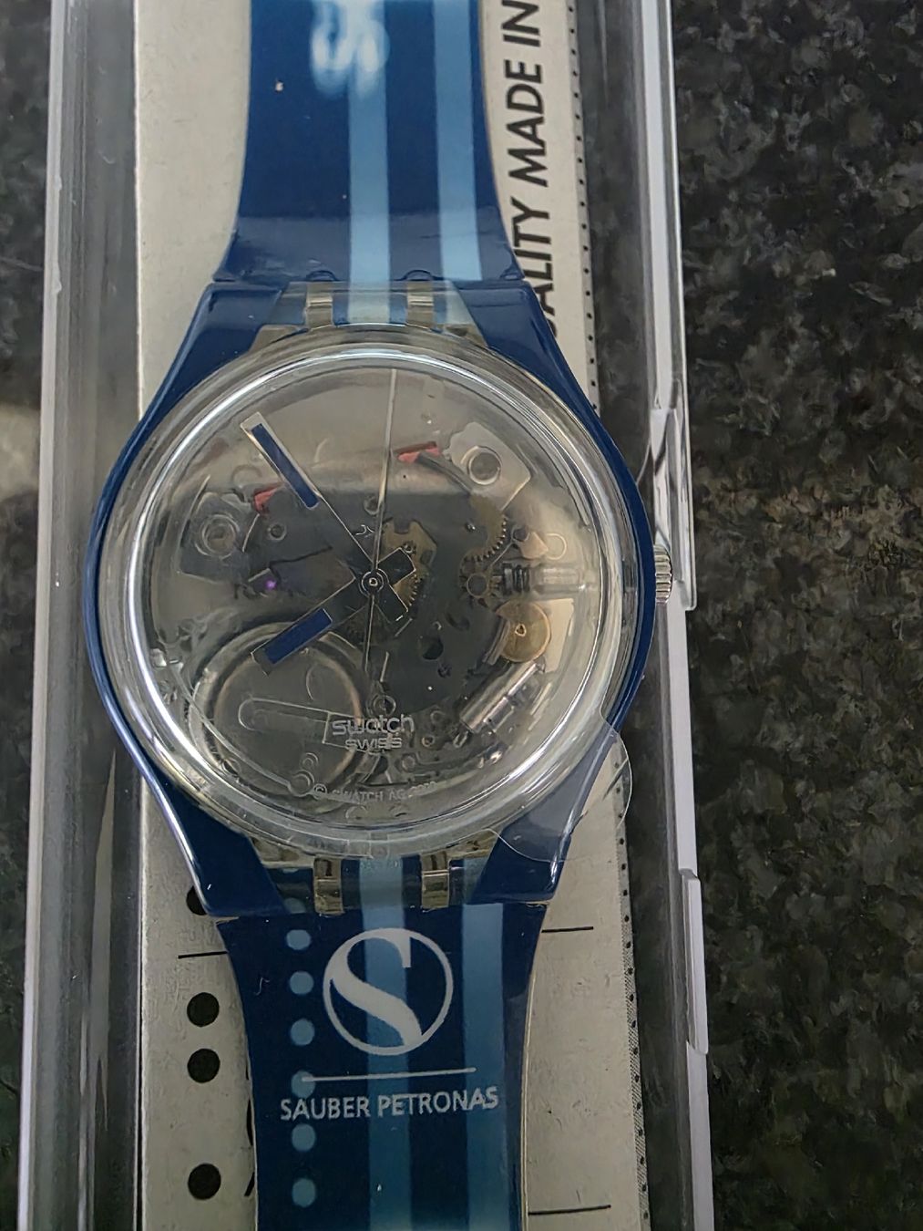 Swatch Orologi: Limitierte Edition Sauber Petronas – Nuovo e nell'imballaggio originale da Münchenbuchsee venduto da Janst 2