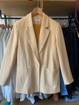 Süsse Frühlings-Blazer im Blumenmuster, Grösse 38, wenig ...