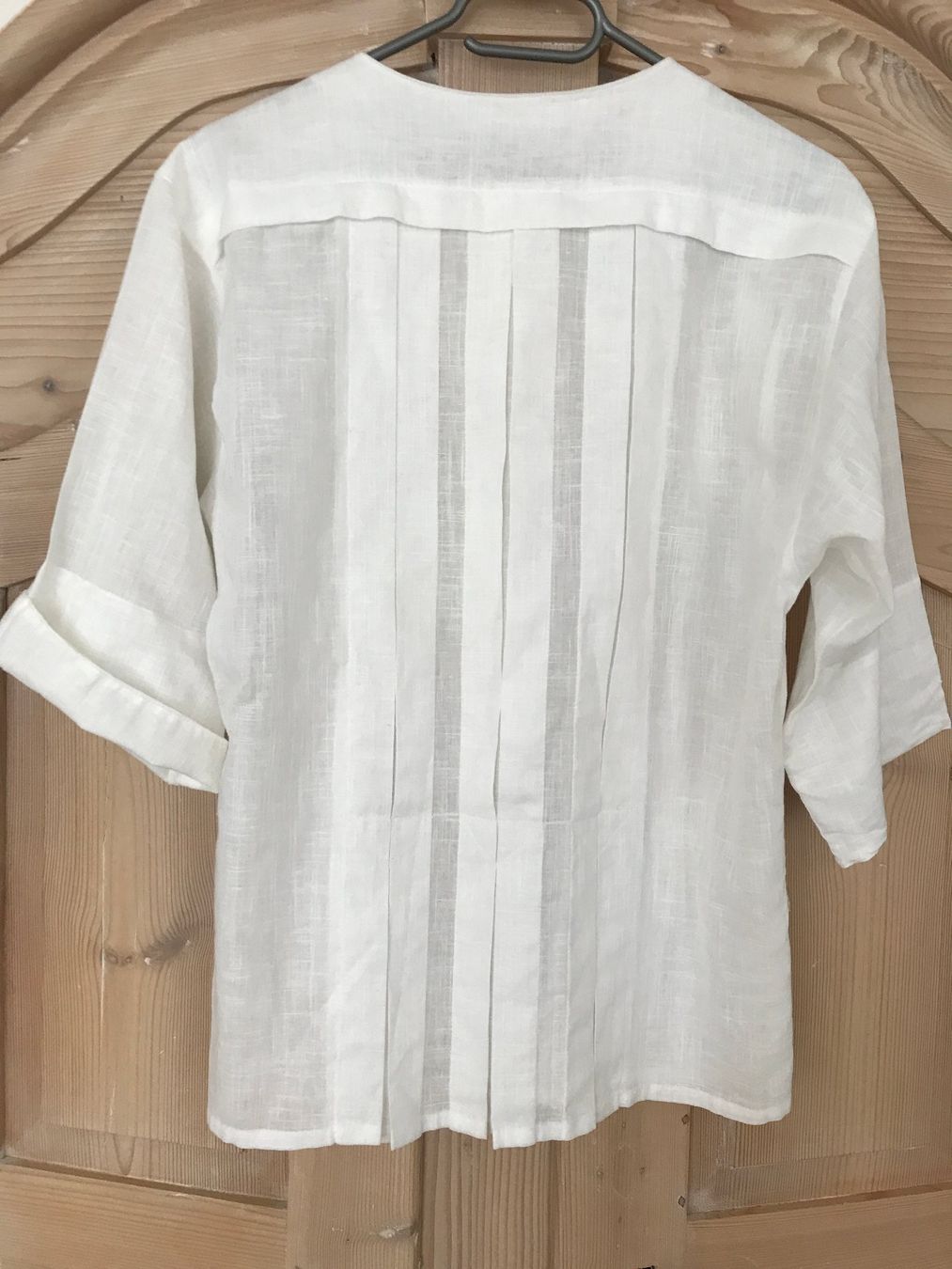 Camicette: Leinenbluse/neu/ Gr. 42, mit Falten – Usato da Dübendorf venduto da nerino03 1