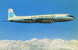 PanAm - DC-7B + ca. 1965