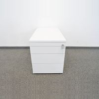 Haworth Mobile Storage Unterstell-Korpus 4 Schubladen weiss