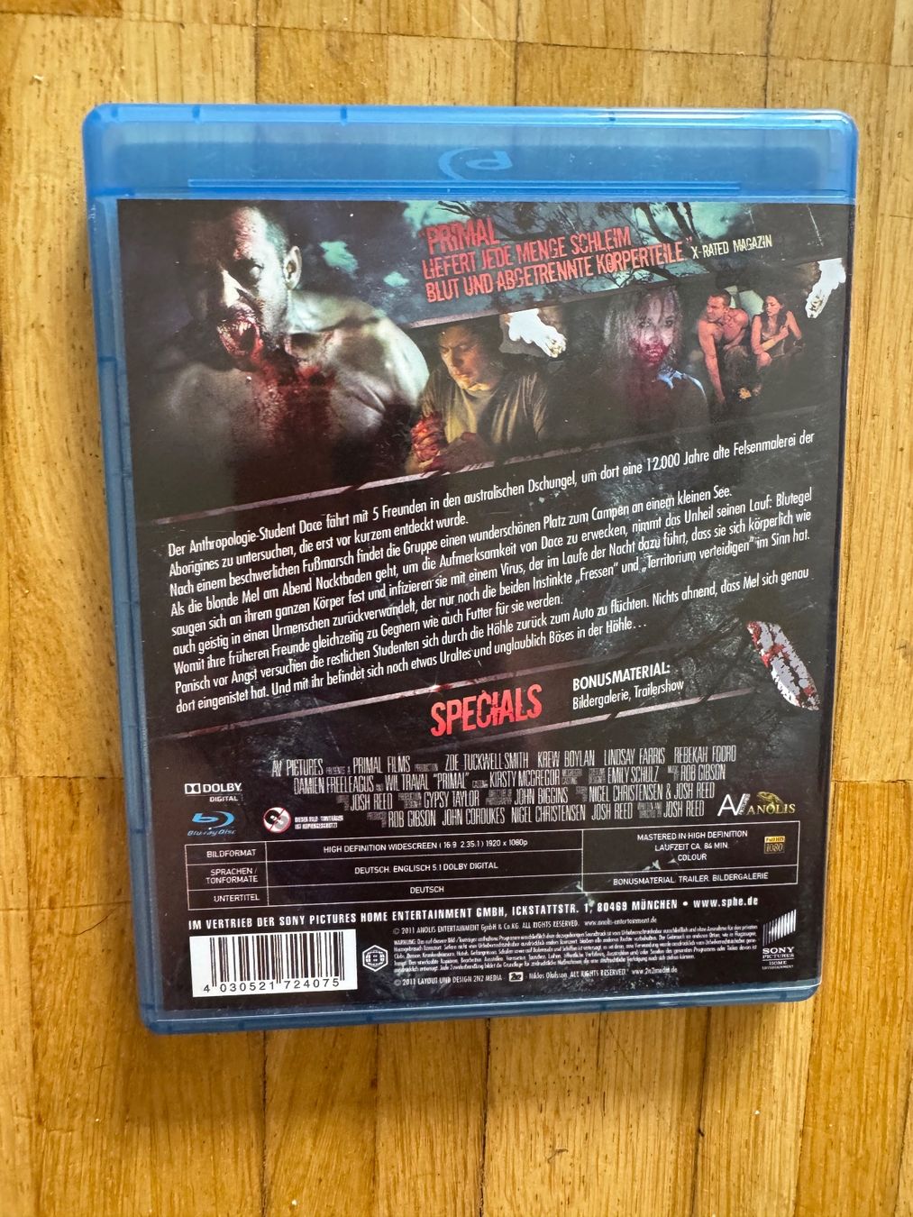 Tutti i DVDs: PRIMAL (BLU-RAY) – Usato da Basel venduto da san_2qlq 1