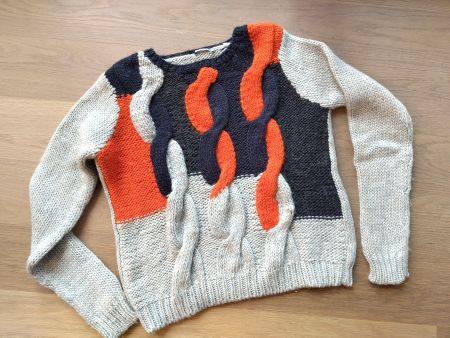COS Wollpullover, mehrfarbig, Grösse M