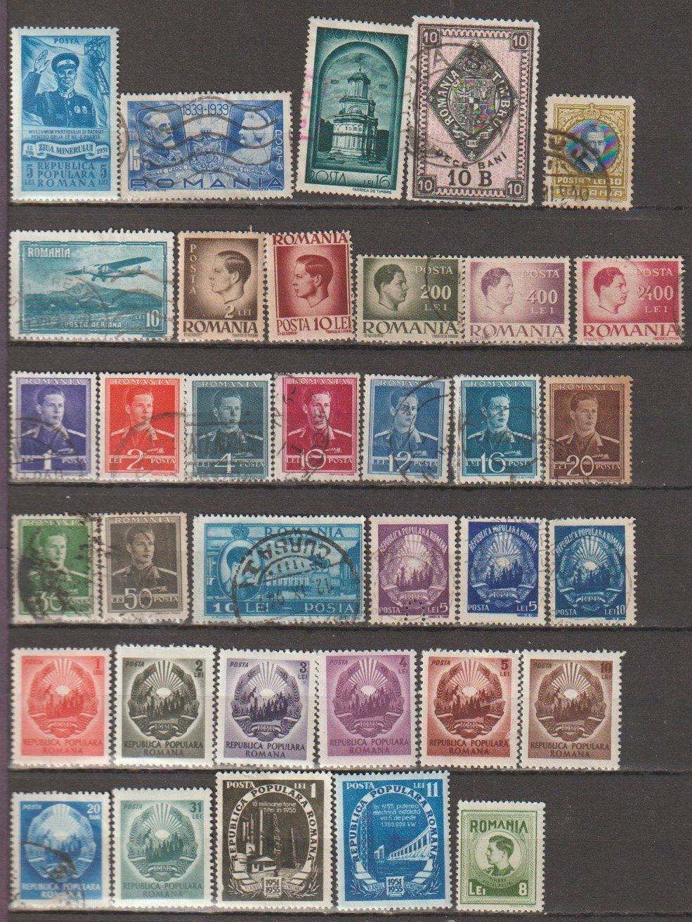 Tutti i francobolli: Roumanie collection diverse annés bon état – Usato da Crans-Montana venduto da kira56 1
