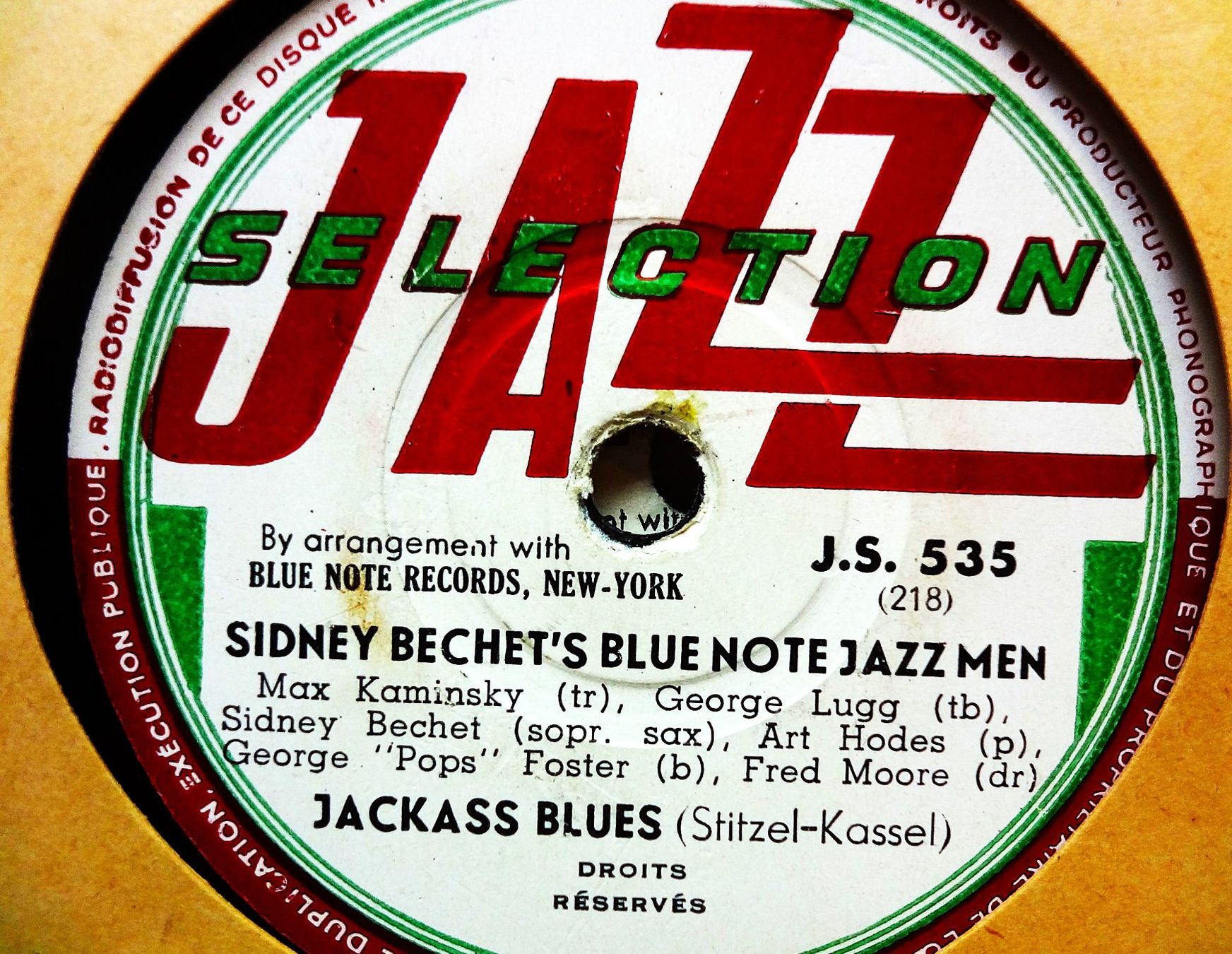 Dischi in vinile: Sidney Bechet, Album mit 12 Jazz Schellackplatten 30cm – Usato da Hemishofen venduto da Phonomandy 6