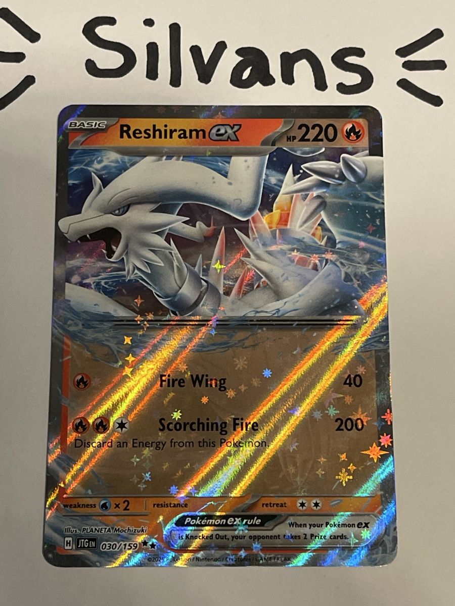 Pokémon Carte collezionabili: Reshiram ex 030/159 Journey Together Englisch – Nuovo (secondo la descrizione) da Wil SG venduto da Silvans