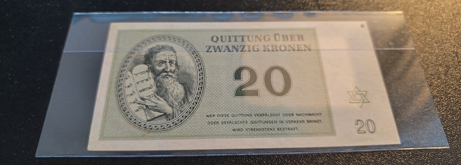 Banknoten: Banknote Theresienstadt – Gebraucht aus Mendrisio von Dee-11 1